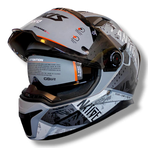 Casco Axxis Panther Native Gris Mate
