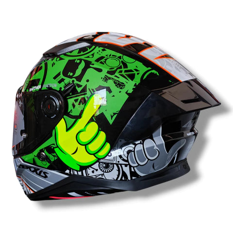 Casco Axxis Panther Sketch Brillo