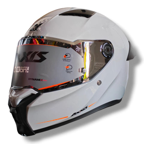 Casco integral Axxis Fenix Gris Sólido Brillo