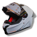 Casco integral Axxis Fenix Gris Sólido Brillo