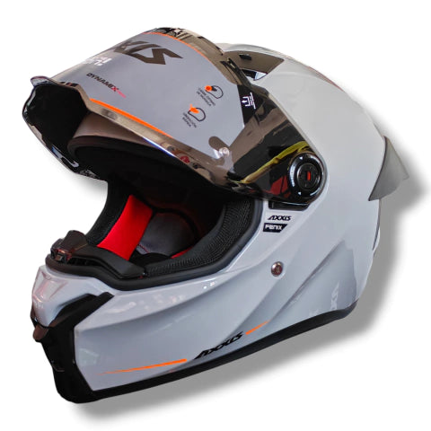 Casco integral Axxis Fenix Gris Sólido Brillo