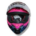 Casco integral Axxis Fenix Cyberpunk Rosa