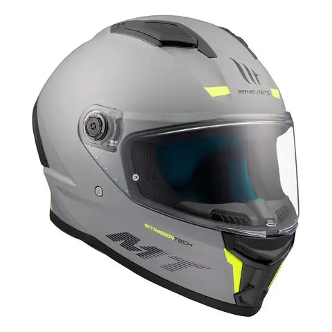CASCO MT STINGER 2 GRIS MATE Talla L