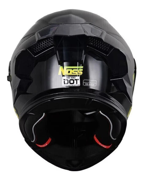 NS-X90 ABATIBLE NEGRO BRILLOSO LETRAS NEON
